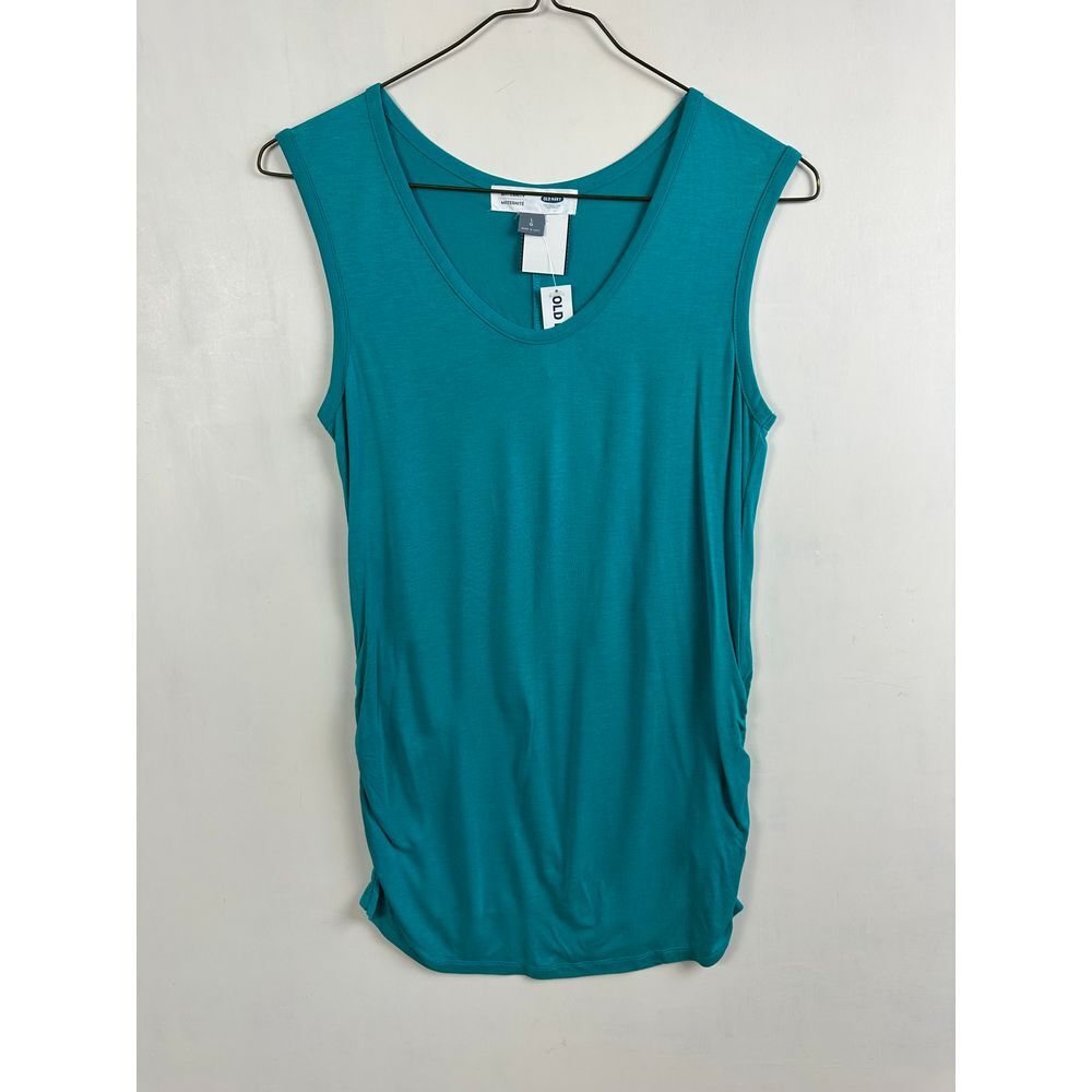 Old Navy Tank Top Women's‎ Large Maternity Teal Sleeveless NWT